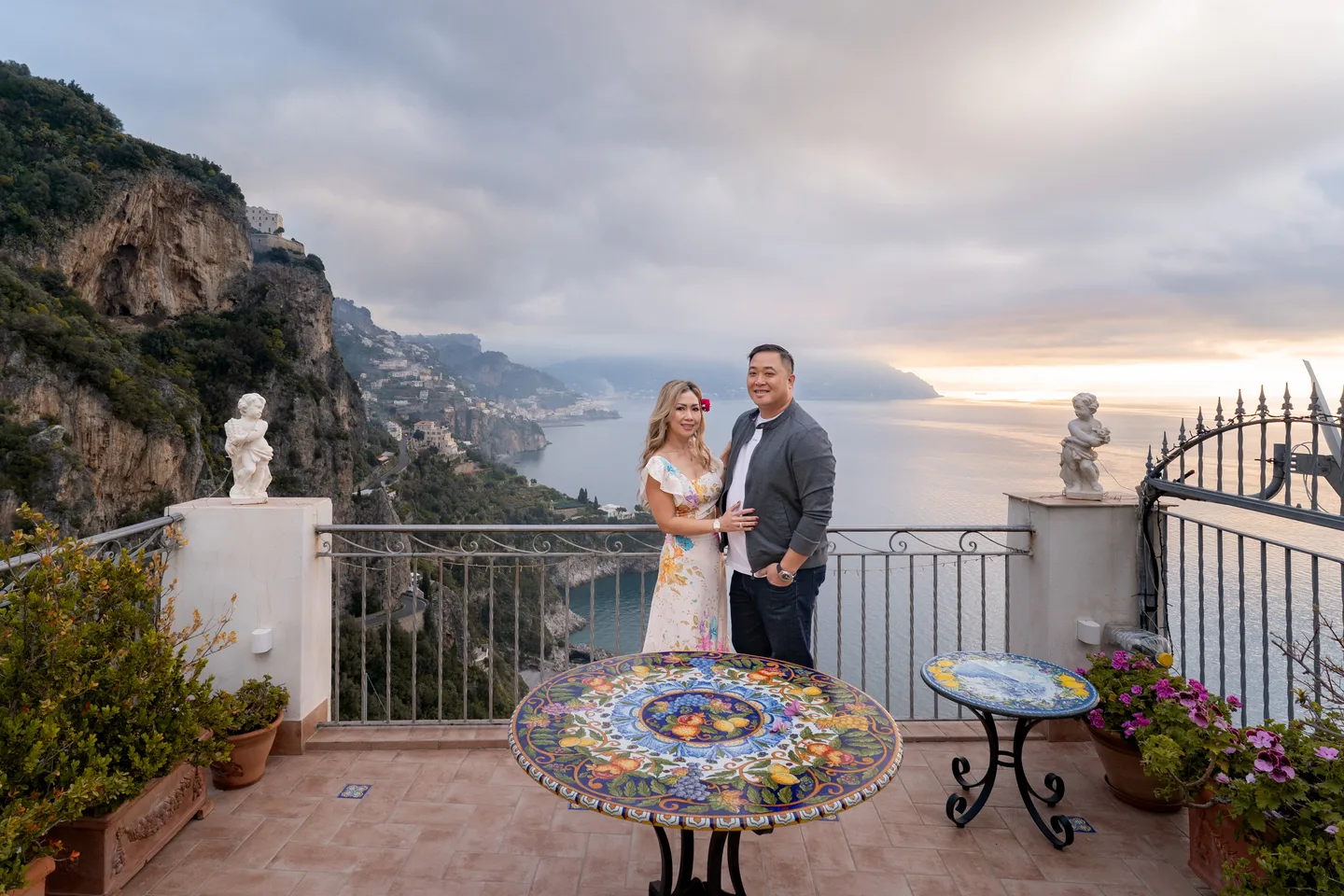 Anh Hoang — photoshoot in Conca dei Marini