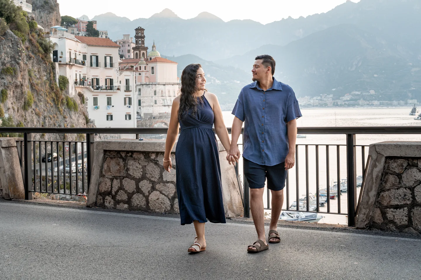 Esmeralda Cortez — photoshoot in Amalfi & Atrani