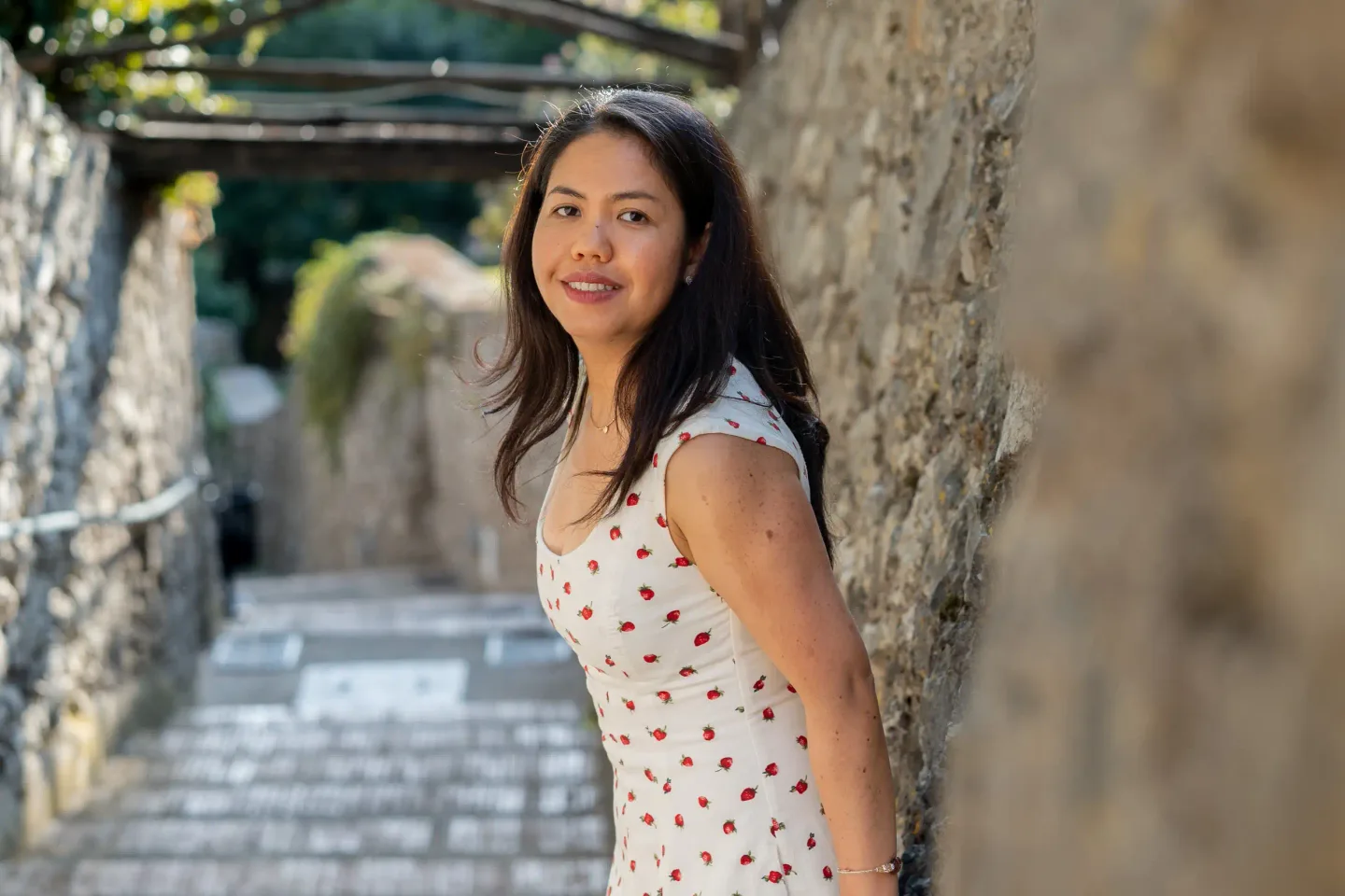 Portrait among the Ravello terraces