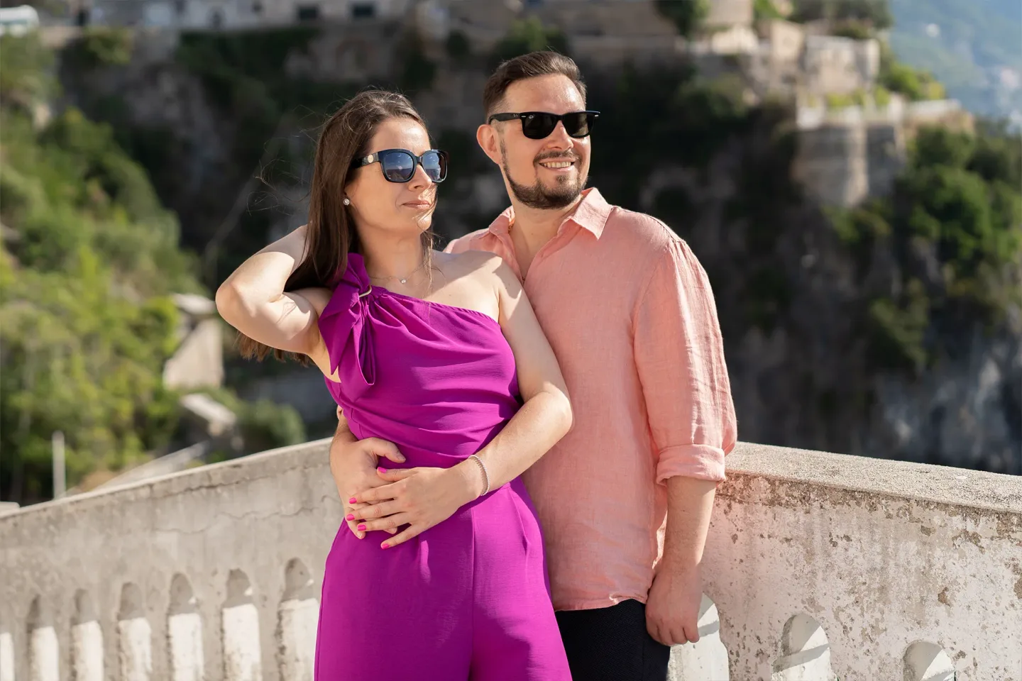 Olga and Marat in Atrani 1