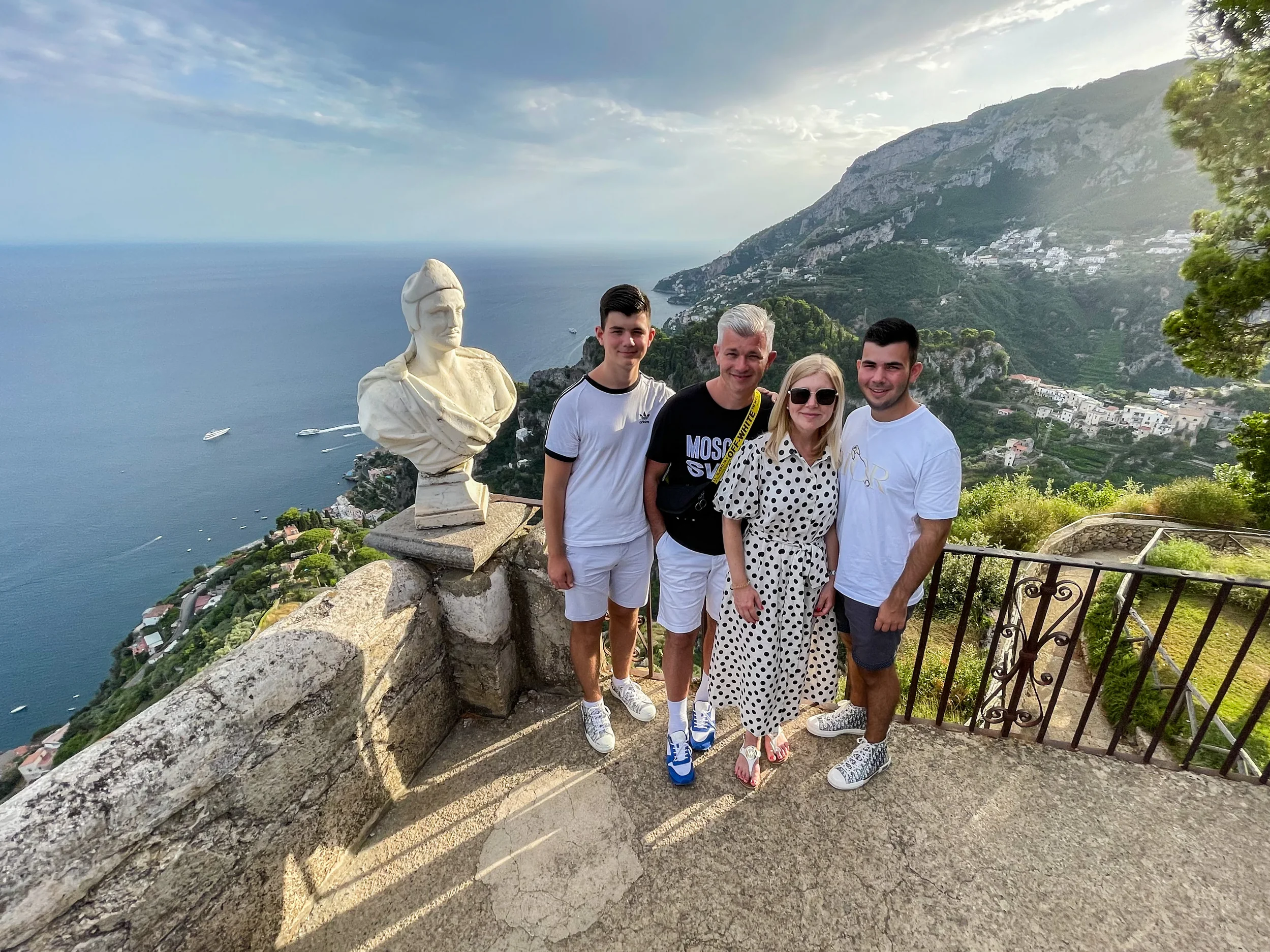 Guests at the Ravello Terrace of Infinity viewpoint